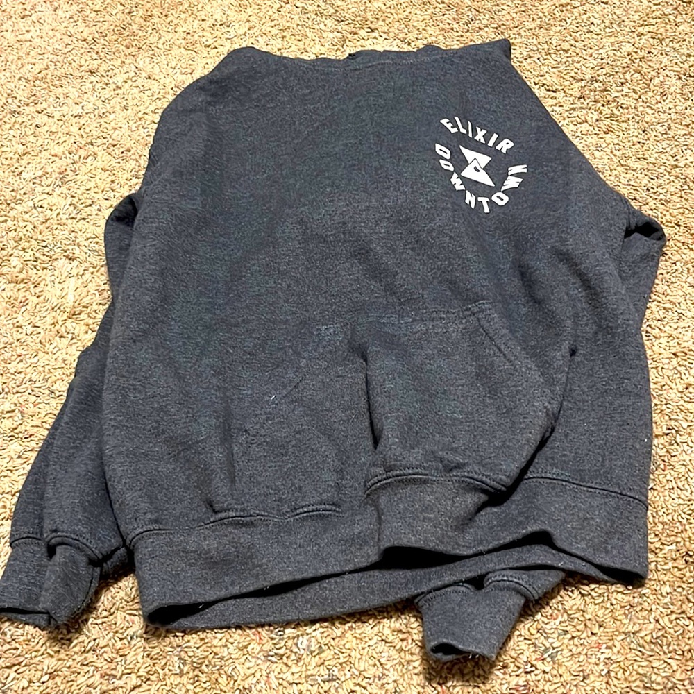 Sweatshirt logo on back and front